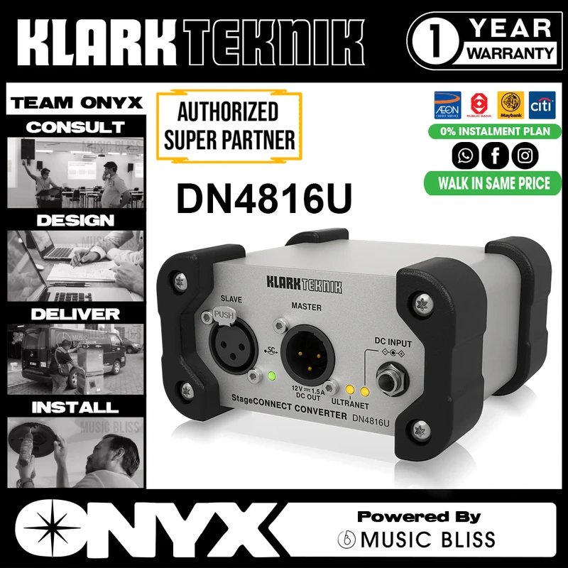 Klark Teknik DN4816U StageCONNECT Interface Bridge