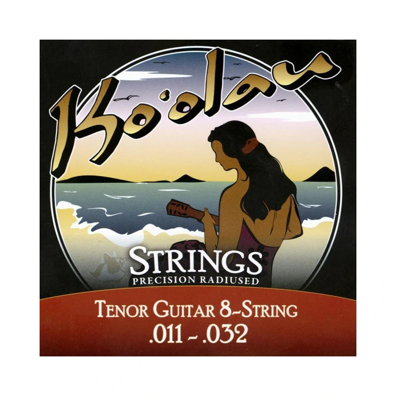 Ko'olau Tenor Guitar 8-String Set, D G B E Tuning