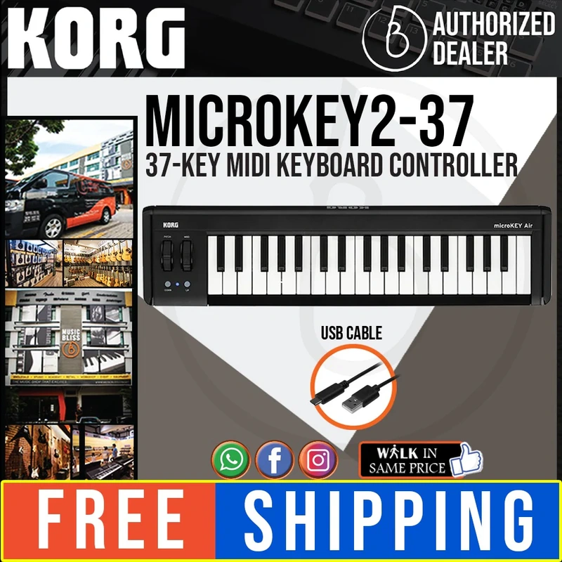 Korg microKEY2 37 Mini-Key Midi Keyboard