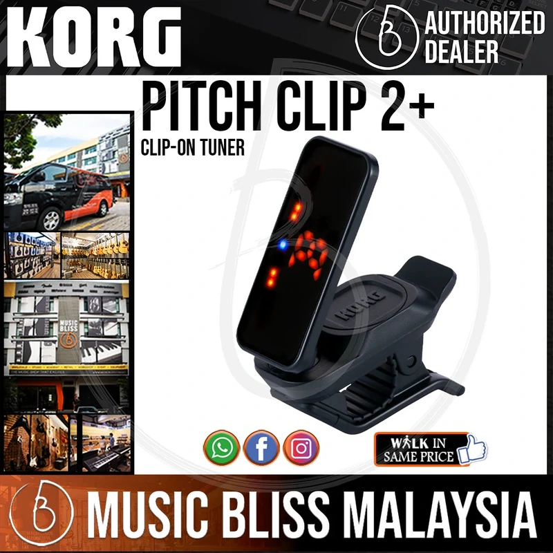 Korg PITCH CLIP 2+ Clip-on Tuner