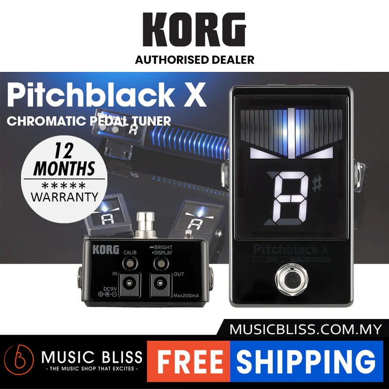 Korg Pitchblack X Custom Pedal Tuner
