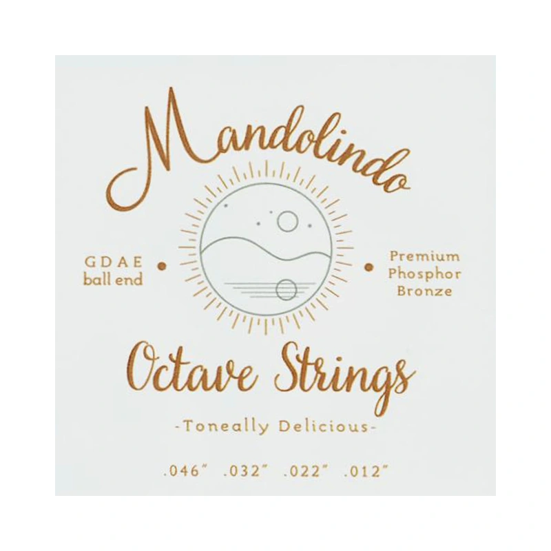 KR Strings Mandolindo Octave Strings, 2 Sets, Ball-End Medium