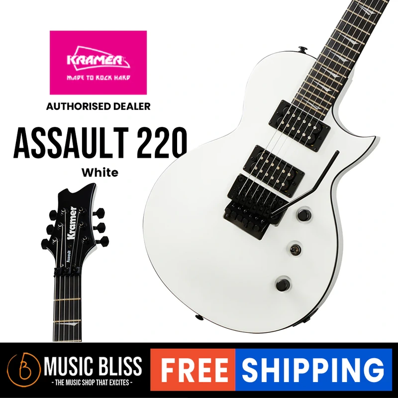 Kramer Assault 220 Electric Guitar - White