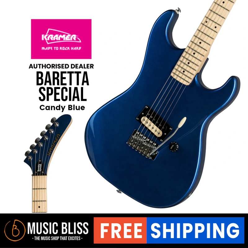 Kramer Baretta Special Electric Guitar - Candy Blue