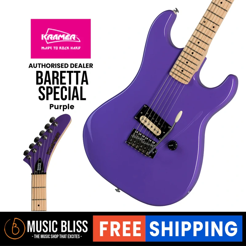 Kramer Baretta Special Electric Guitar - Purple