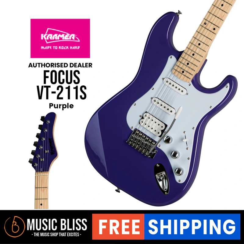 Kramer Focus VT-211S Electric Guitar - Purple (VT211S)