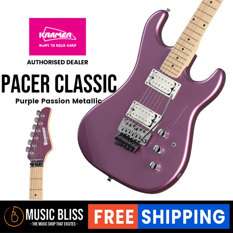 Kramer Pacer Classic Electric Guitar - Purple Passion Metallic