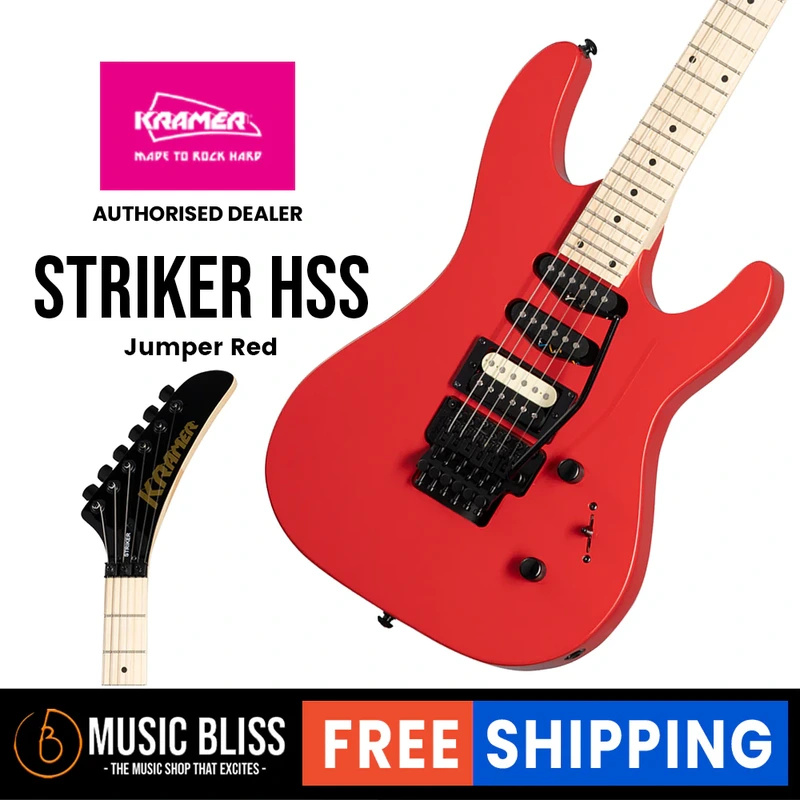Kramer Striker HSS Electric Guitar - Jumper Red