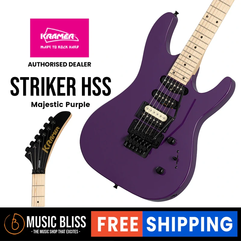 Kramer Striker HSS Electric Guitar - Majestic Purple