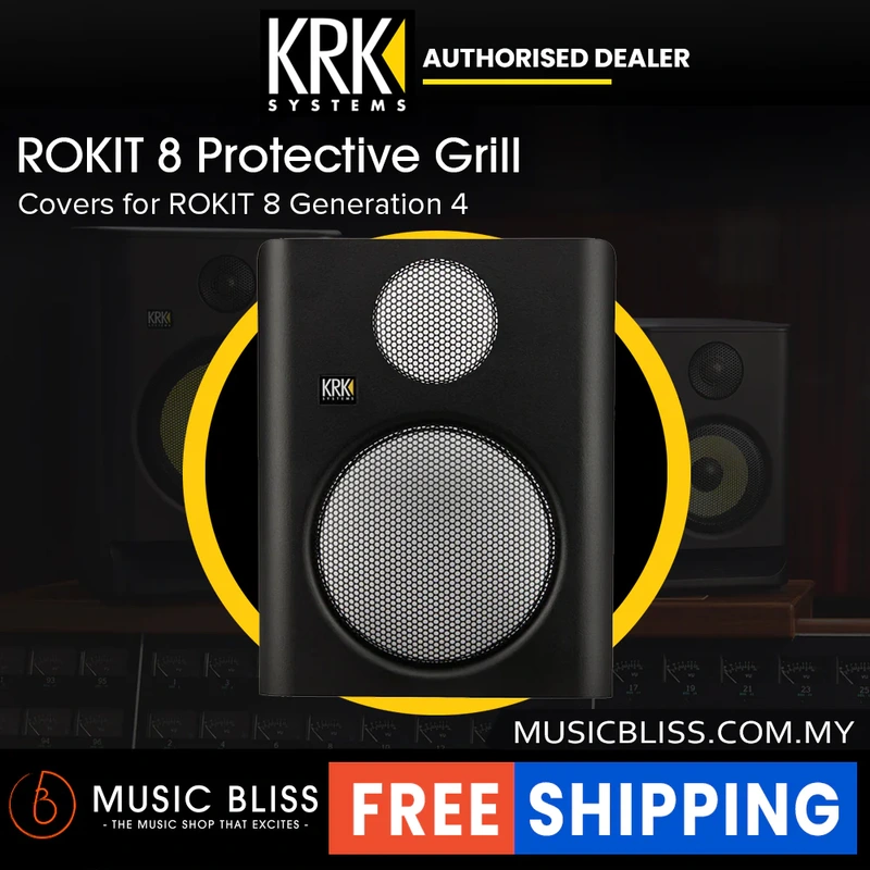 KRK ROKIT G4 Studio Monitor Grille Covers for ROKIT 8 G4
