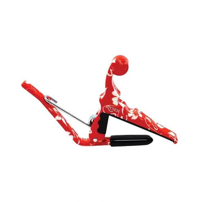 Kyser Red Hibiscus Quick Change Ukulele Capo