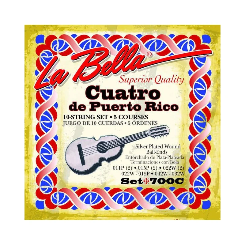 La Bella 700C Cuatro de Puerto Rico Strings