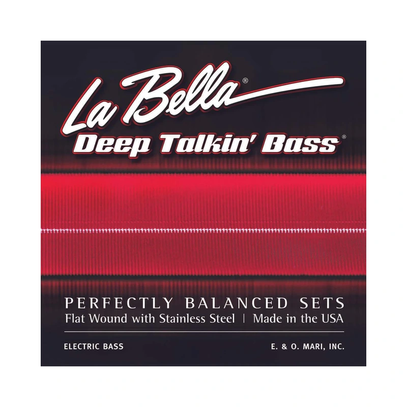 La Bella 760-FD Flat Wound Danelectro Bass Strings