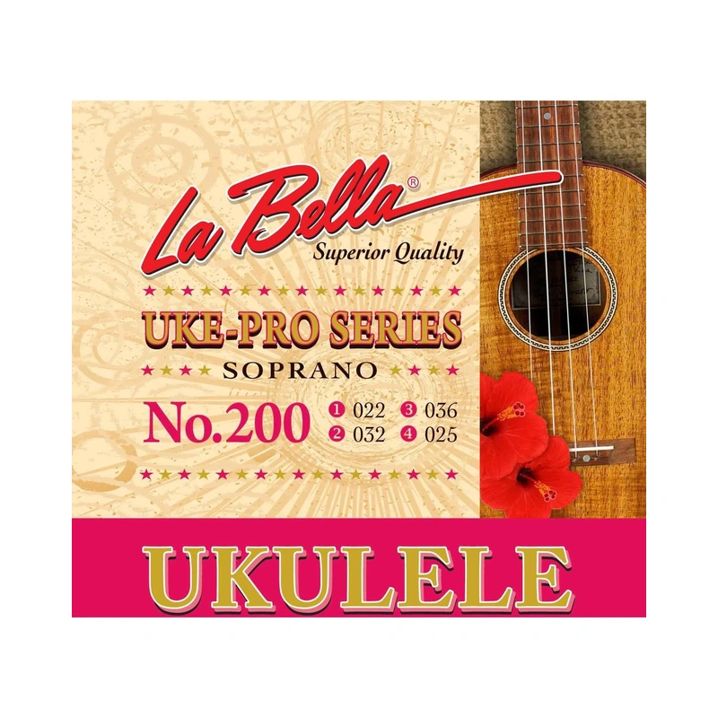 La Bella No. 200 Uke-Pro Series Soprano Ukulele Strings