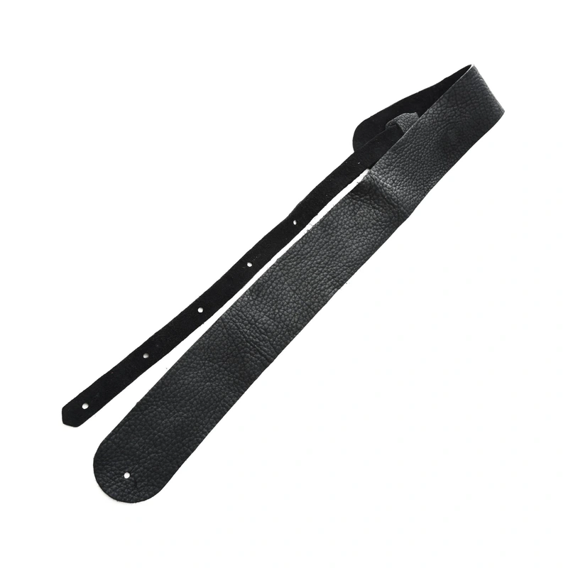 LAKOTA LEATHERS 3" GUITAR STRAP, BLACK