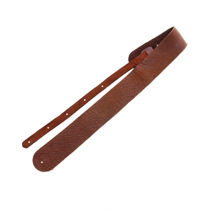 LAKOTA LEATHERS 3" GUITAR STRAP, MAHOGANY