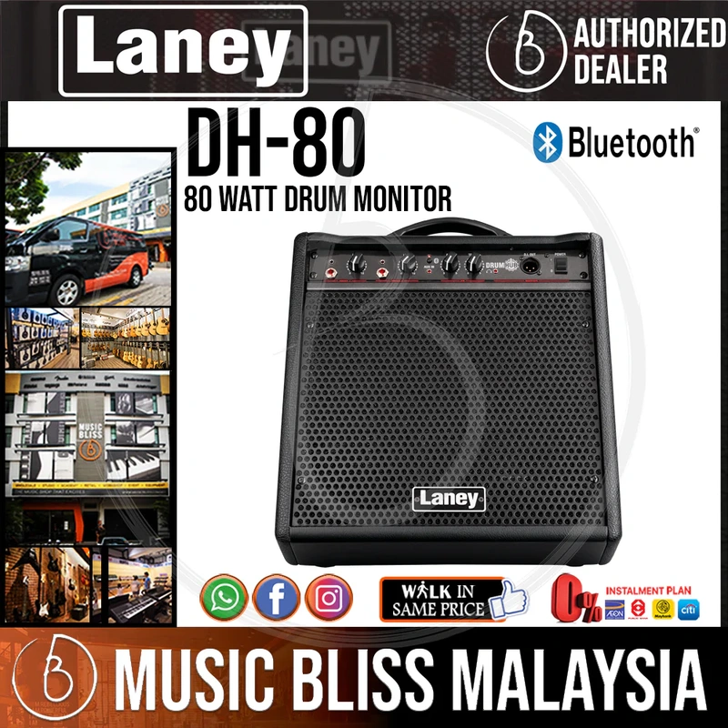 Laney DH-80 80W 1x10 Drum Monitor with Bluetooth