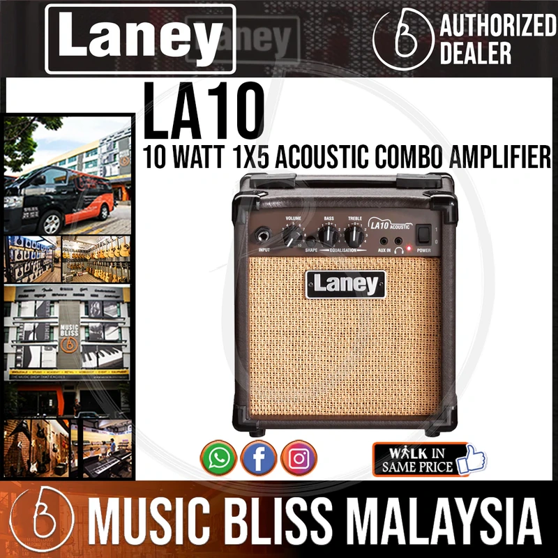 Laney LA10 10-watt 1x5 Acoustic Combo Amplifier