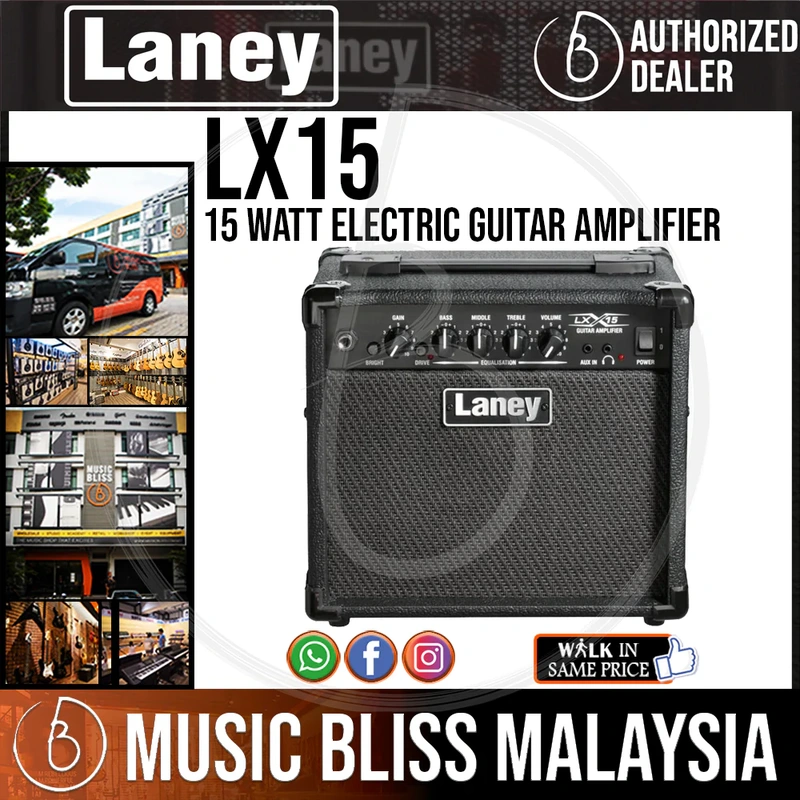 Laney LX15 15-watt Electric Guitar Amplifier