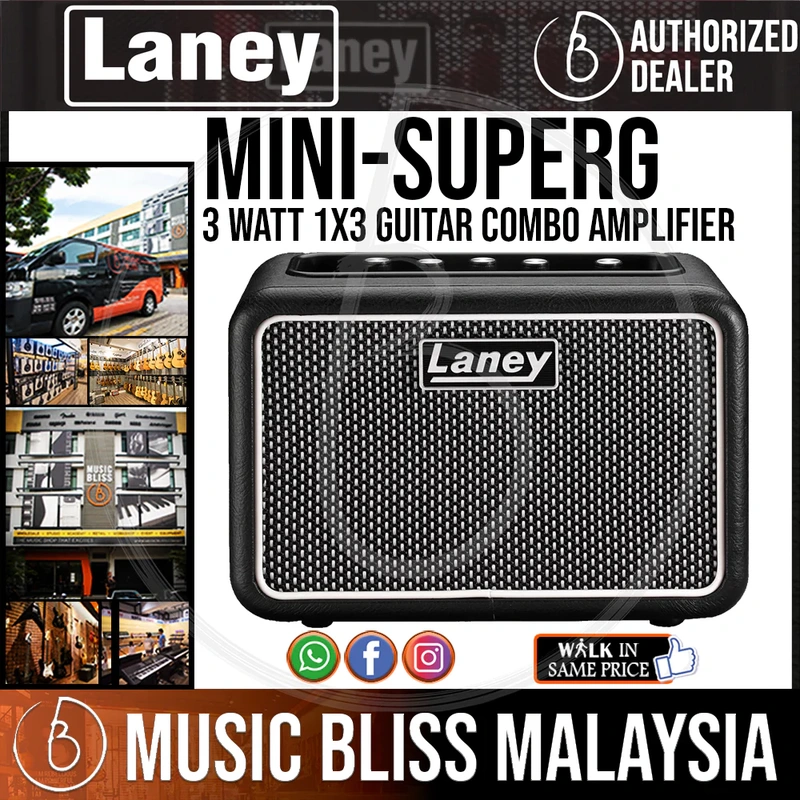 Laney Mini Superg 3-watt 3 Combo Guitar Amplifier