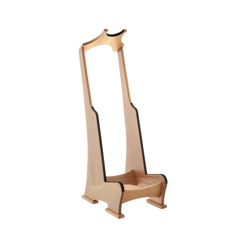 Lee Murdock Studio Thinline Guitar Stand, Red Oak