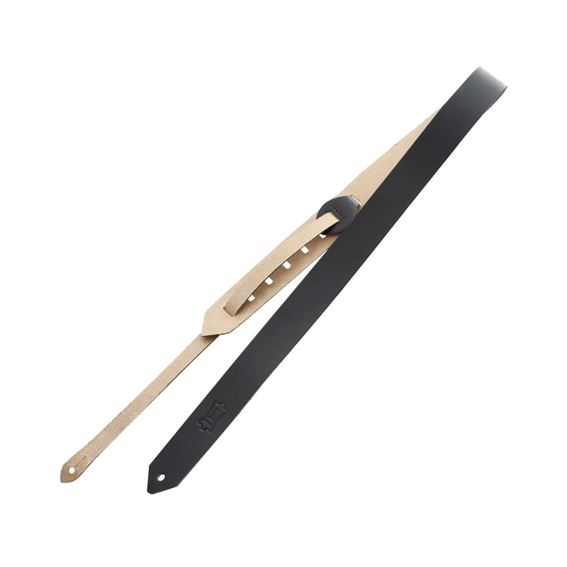 Levy Narrow Leather Guitar Strap