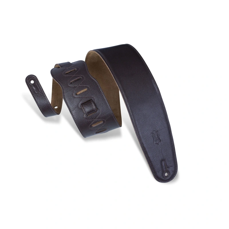 Levy's 3.5" Garment Leather Bass Strap With Foam Padding