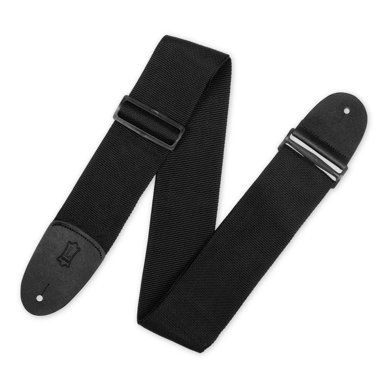 Levy's M8P3 Polypropylene 3" Wide Guitar Strap - XL Black