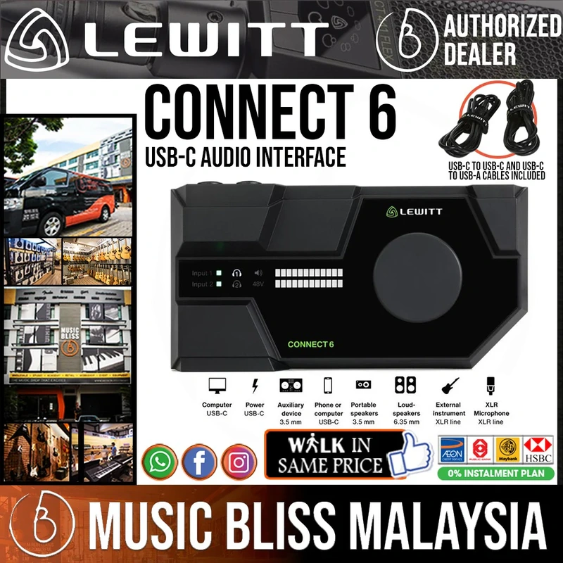 Lewitt Connect 6 USB-C Audio interface
