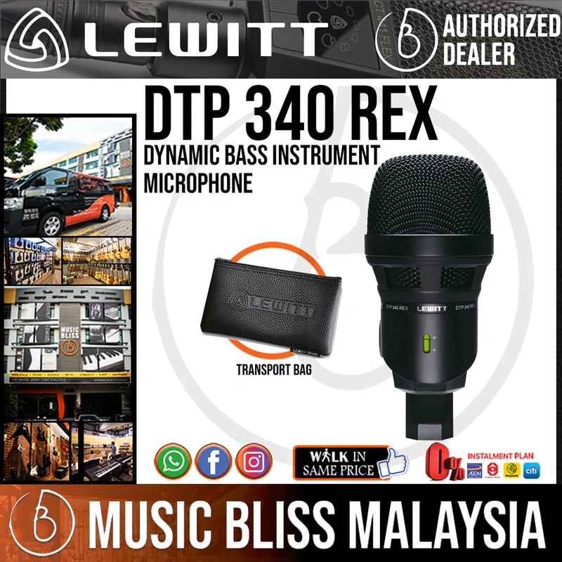 Lewitt DTP 340 REX Dynamic Bass Instrument Microphone