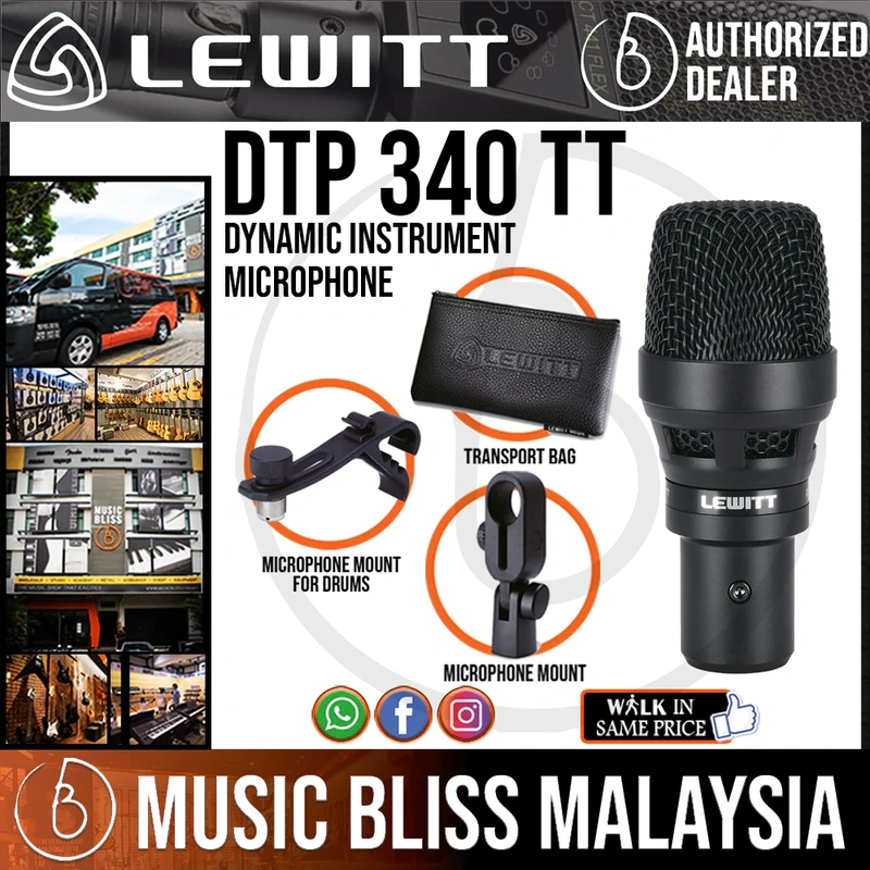 Lewitt DTP 340 TT Dynamic Instrument Microphone