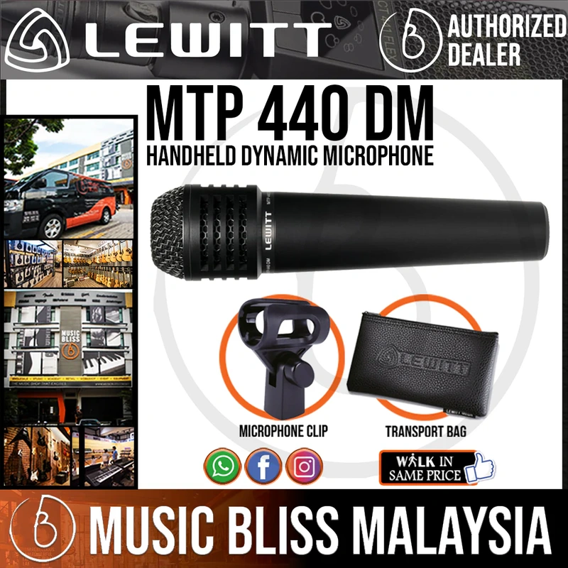 Lewitt MTP 440 DM Handheld Dynamic Microphone