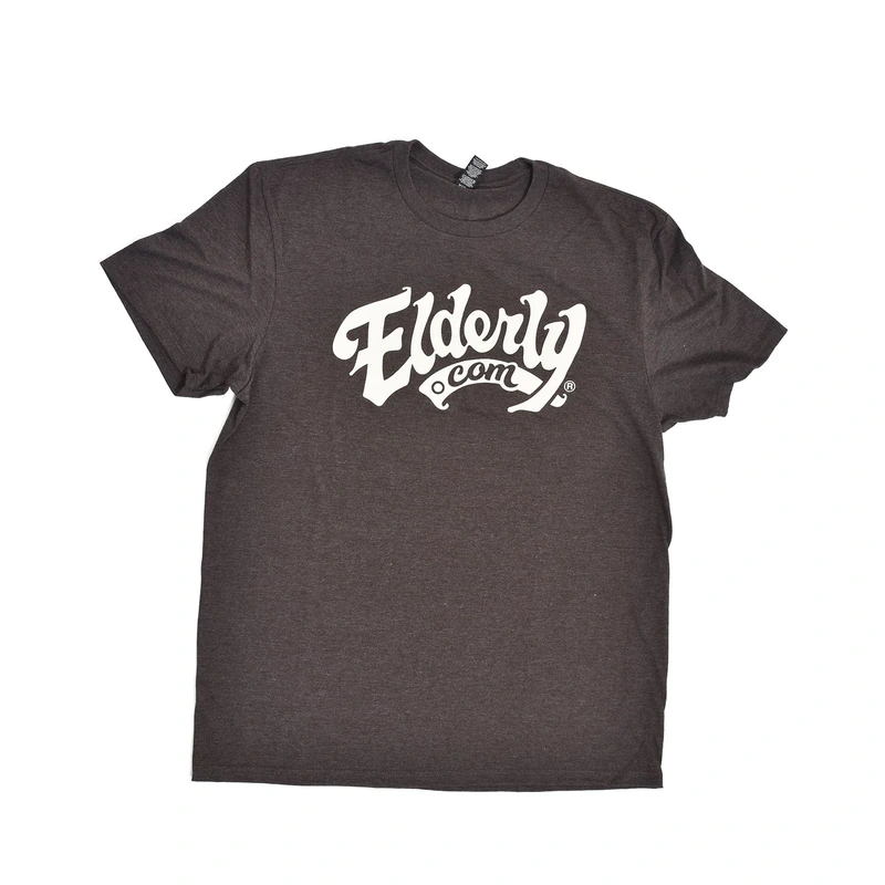 LOGO TEE HEATHERED BROWN (VARIOUS SIZES)