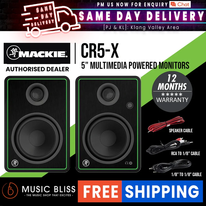 Mackie CR5-X 5" Multimedia Monitors - Pair