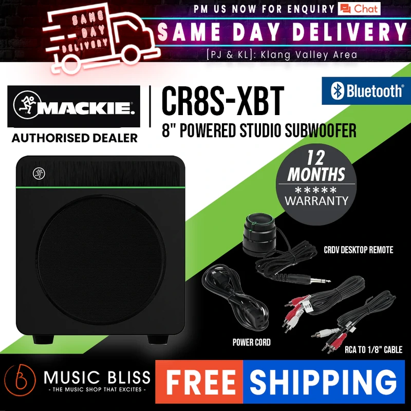 Mackie CR8S-XBT 8 inch Multimedia Subwoofer with Bluetooth