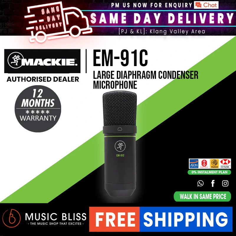 Mackie EM-91C Large-diaphragm Condenser Microphone