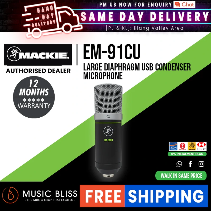 Mackie EM-91CU USB Condenser Microphone