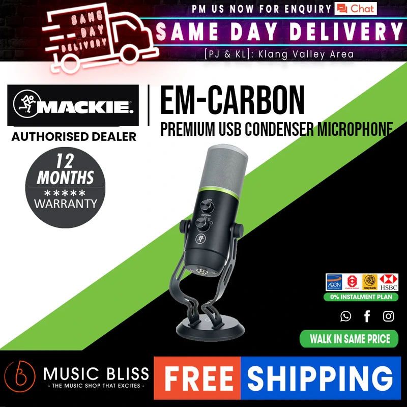 Mackie EM-CARBON USB Condenser Microphone
