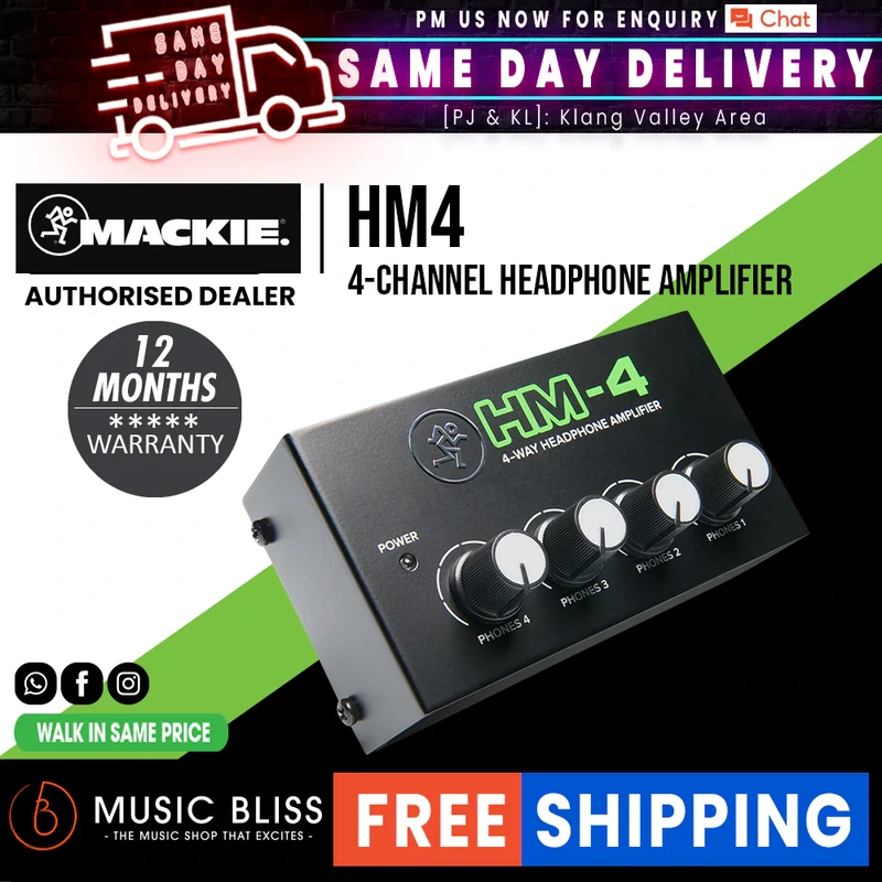 Mackie HM-4 Headphone Amplifier