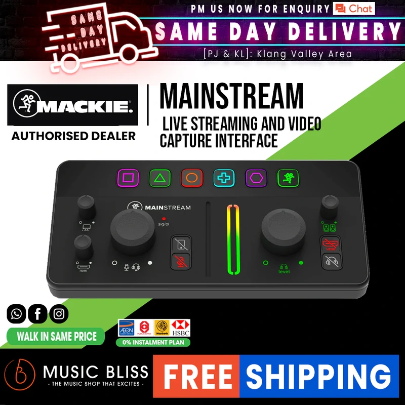 Mackie MainStream Live Streaming and Video Capture Interface