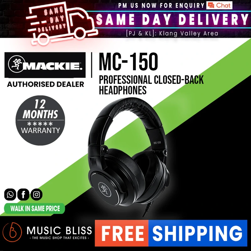 Mackie MC-150 Professional Closed-Back Headphones