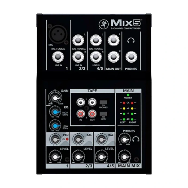 Mackie Mix5 5-Channel Compact Mixer