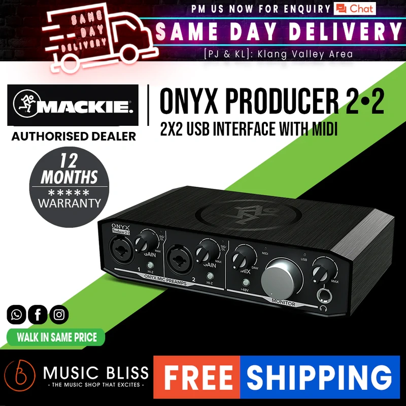 Mackie Onyx Producer 2-2 USB Audio Interface