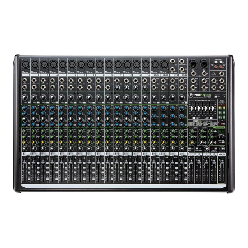 Mackie ProFX22v2 22-Channel 4-Bus FX Mixer with USB