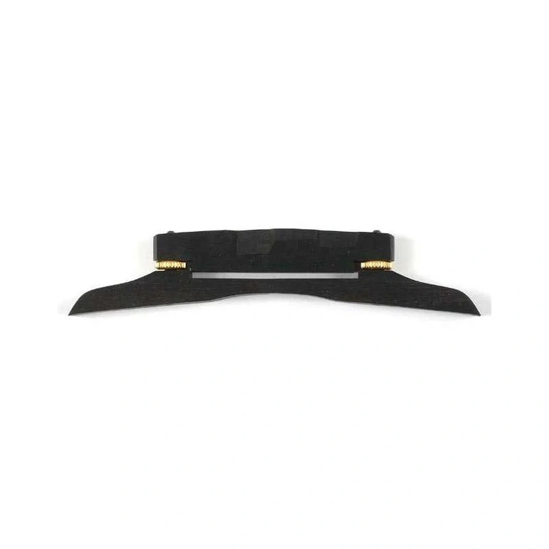 Mandolin Bridge, Cumberland Acoustic, Radiused Saddle, Gold Wheels