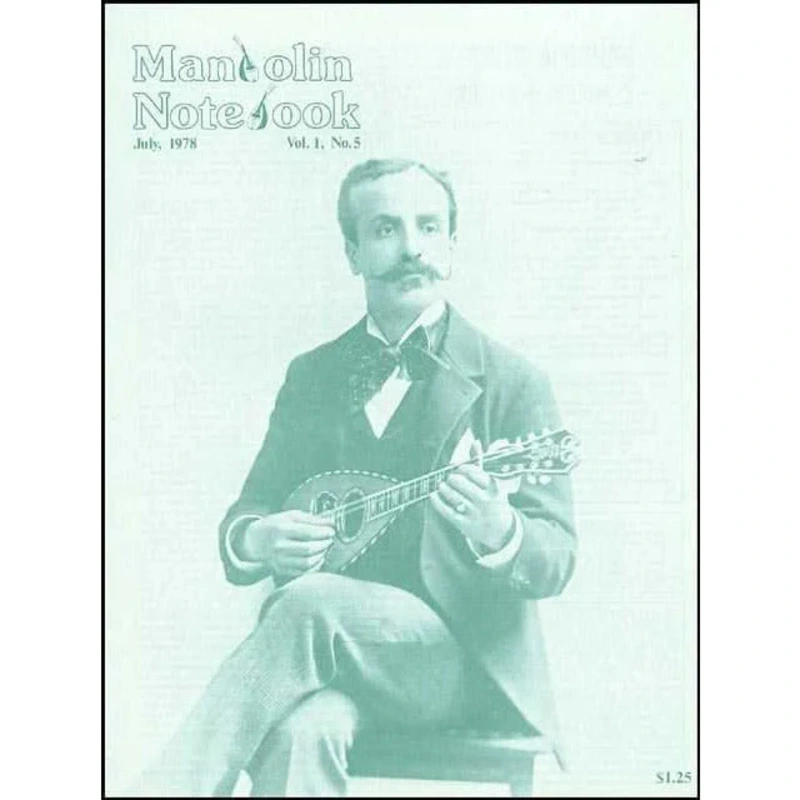 Mandolin Notebook V1, #5, 1978