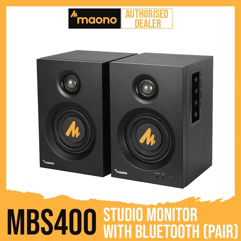 MAONO MBS400 Studio Monitor Speaker with Bluetooth - Pair