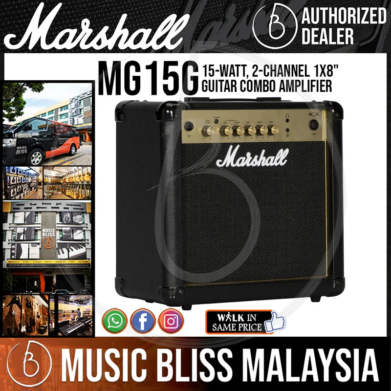 Marshall MG15G 15-watt 1x8" Combo Amplifier