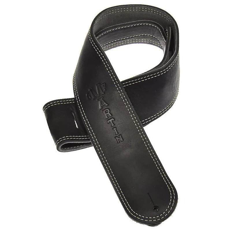 Martin Ball Glove Leather and Suede Guitar Strap - Black
