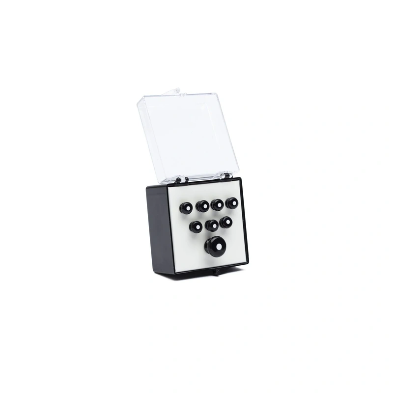 Martin Bridge Pin Set, Black with White Dot